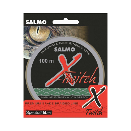 Леска плетёная Salmo X-TWITCH 100/017. Фото №2