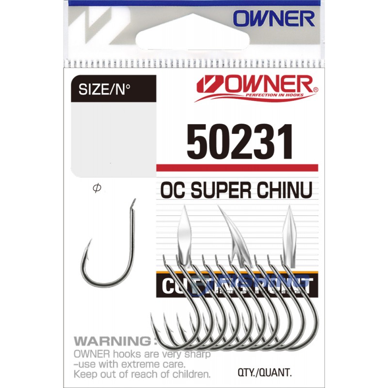 Крючок Owner Cut Super Chinu №6. Фото №2