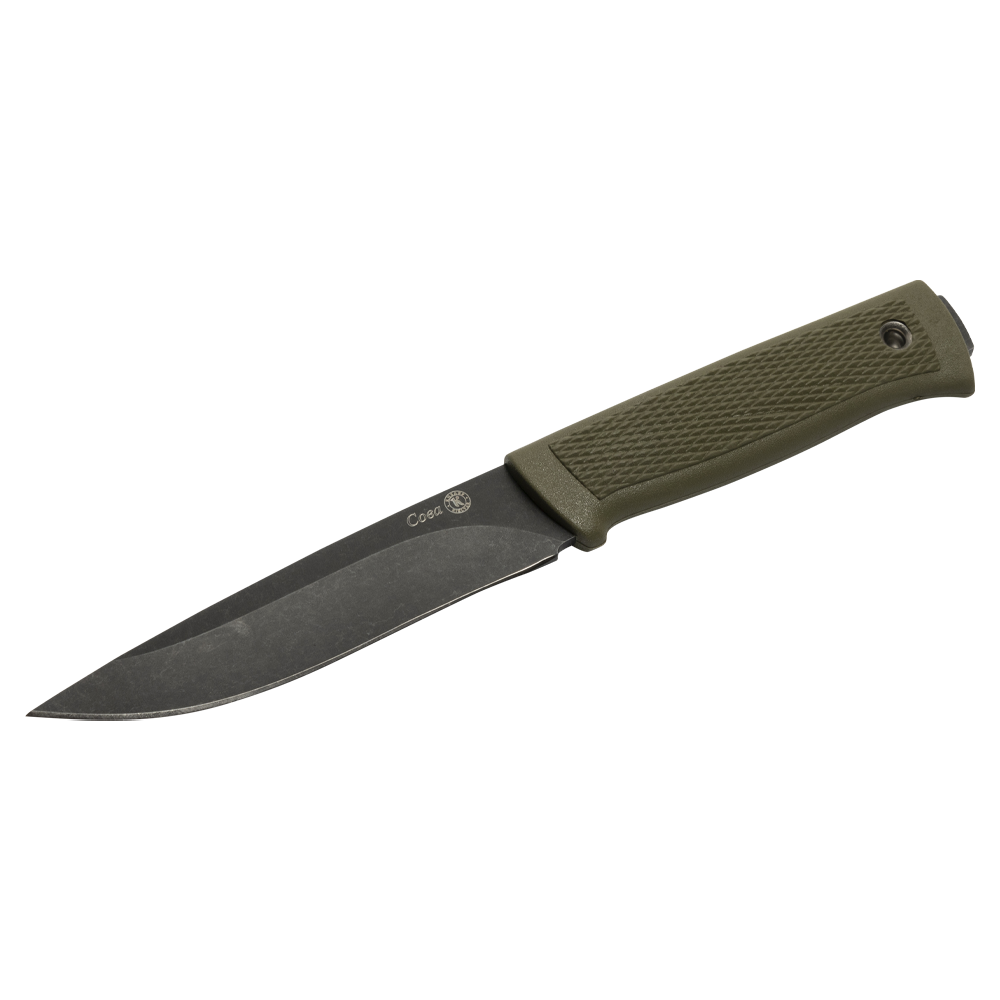 Нож Кизляр "Сова" (рукоять эластрон), цвет: хаки. Фото №2 Нож Кизляр "Сова" (рукоять эластрон), цвет: хаки. Фото №2