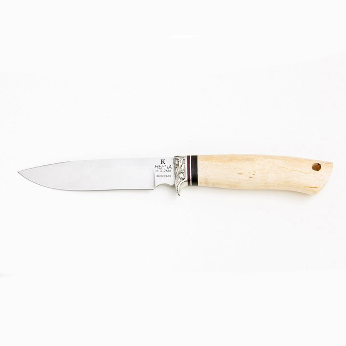 Нож "Нерпа" Х12МФ (без рисунка) (Кашулин). Фото №3