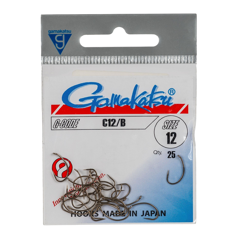 Крючок Gamakatsu Hook C12/B Bronze №12. Фото №1