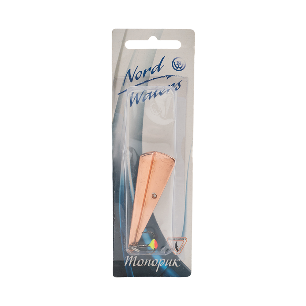 Блесна Северные мастерские Топорик 64мм, 15гр, цвет (SC) тройник. Фото №1