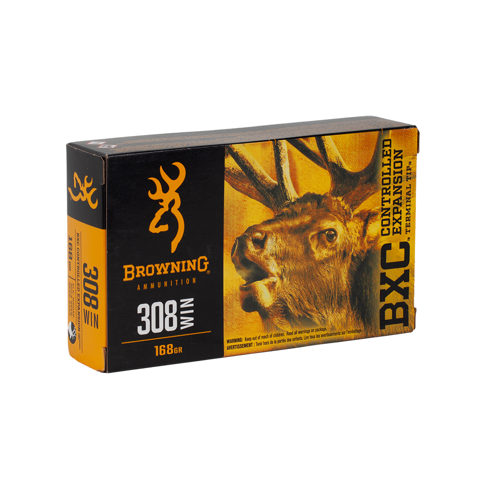 Патрон нарезной BROWNING калибр 308 WIN BXC 10,89 гр. 168 grn. (в пачке 20 шт.). Фото №4