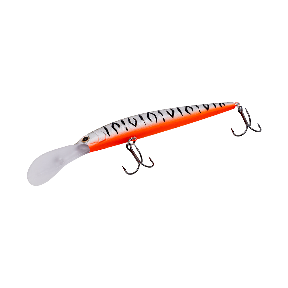 Воблер Минноу Strike Pro Alpha Diver 110, 110 мм, 13 гр, заглубление 2,5м.-4,0м., цвет (JL-062F#A243ES). Фото №3 Воблер Минноу Strike Pro Alpha Diver 110, 110 мм, 13 гр, заглубление 2,5м.-4,0м., цвет (JL-062F#A243ES). Фото №3