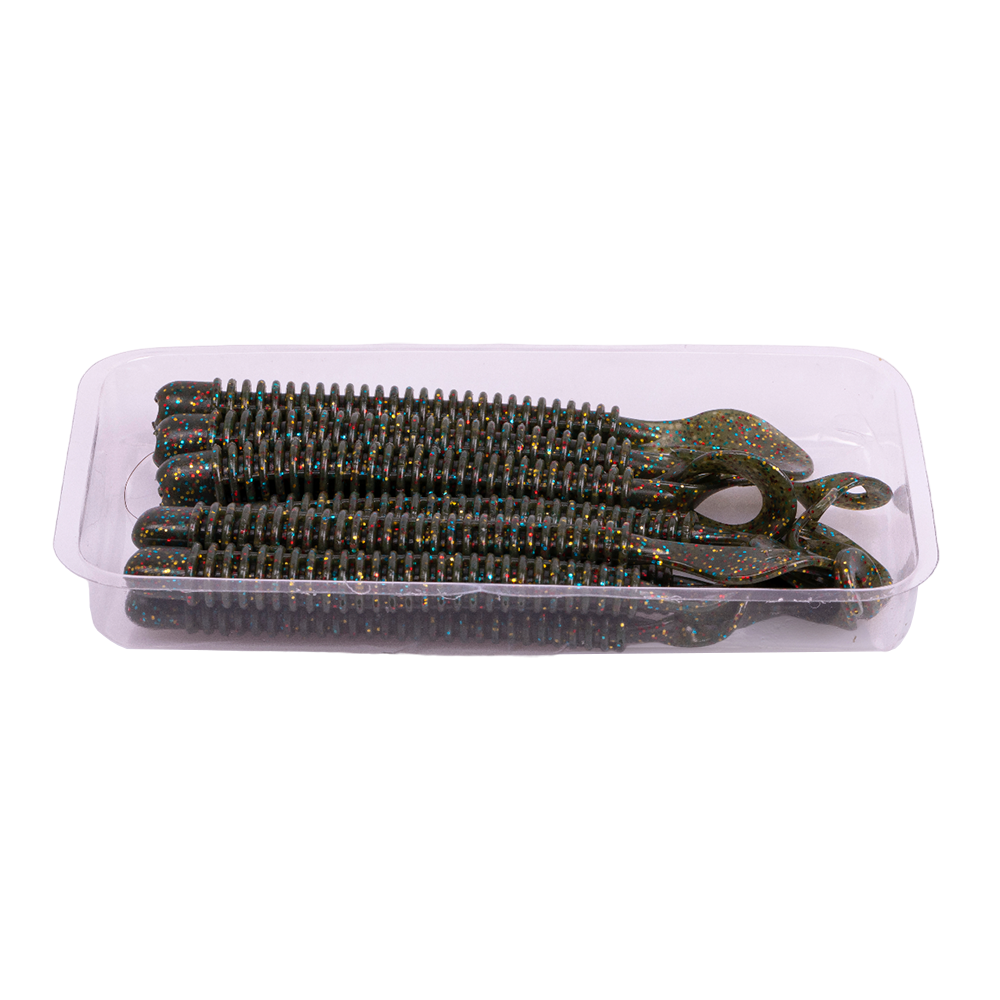 Твистер Lucky John Pro Series Ballist 3,3" 84мм, (8шт. упак.) цвет F08. Фото №4