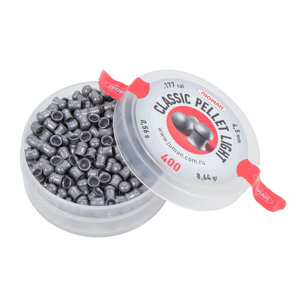 Пуля пневматическая "Classic pellets light", 0,56 г. 4,5 мм. (400 шт.) (60 в упаковке). Фото №2