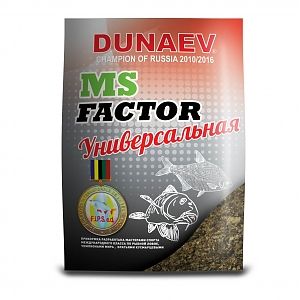 Прикормка "DUNAEV-MS FACTOR" 1кг Универсальная. Фото №2 Прикормка "DUNAEV-MS FACTOR" 1кг Универсальная. Фото №2
