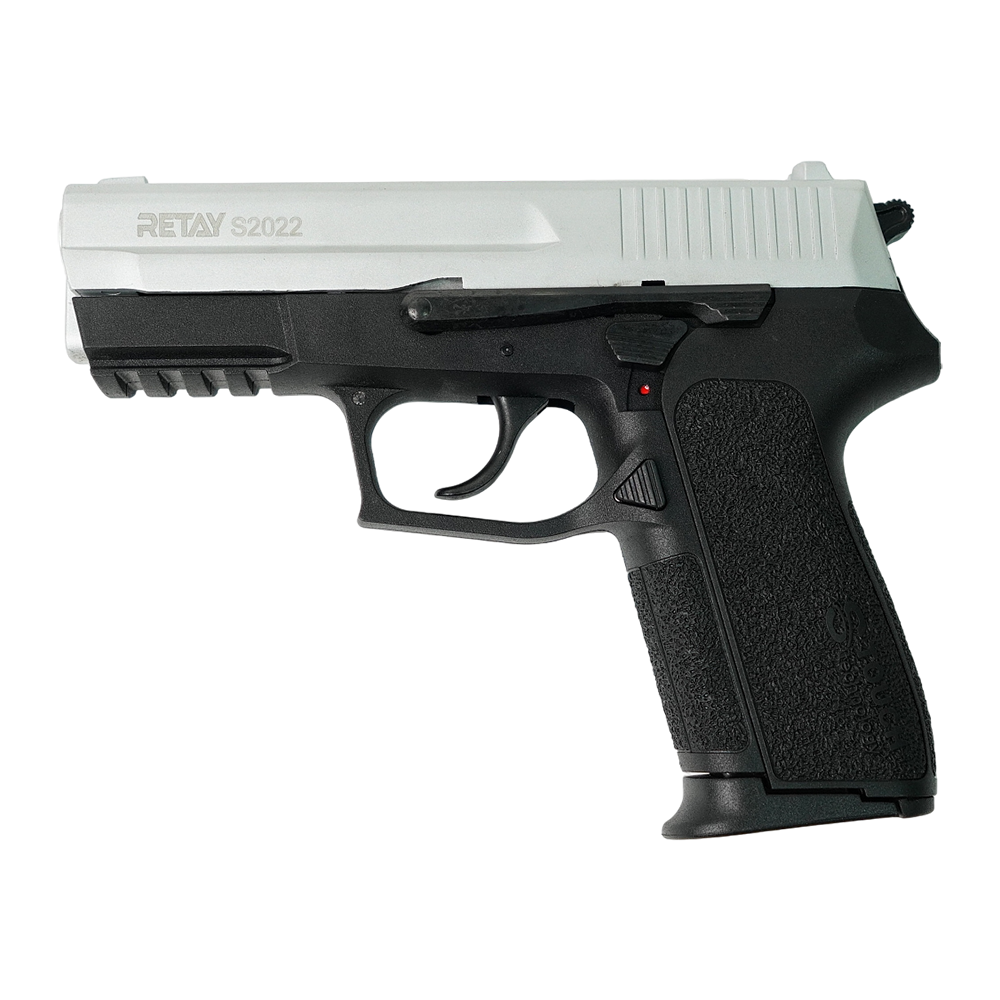 Пистолет охолощенный RETAY S2022, (Sig Sauer), Хром, калибр 9mm. P.A.K. Фото №2