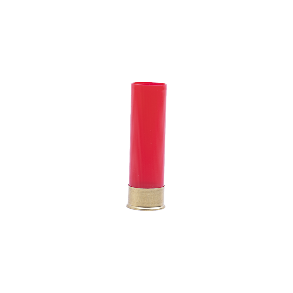 Гильза п/э, 12/70/12 некапсюлированная (STARS, красный) (пакет 100 шт.). Фото №1