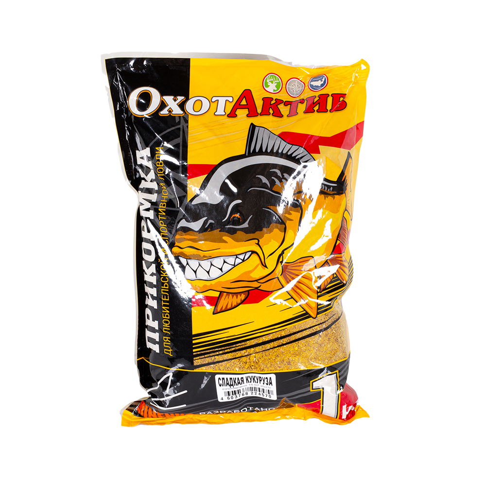 Прикормка «ОхотАктив» Сладкая кукуруза (1кг) Classic. Фото №1