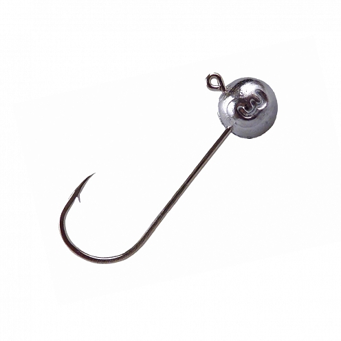 Джиг Головка микро без юбки Gamakatsu №8 черный никель 2,5гр TritOn (уп. 5шт). Фото №1