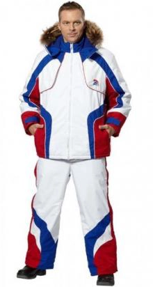 Костюм зимний "Эльбрус" (сине-красный) р.48-50. Фото №2