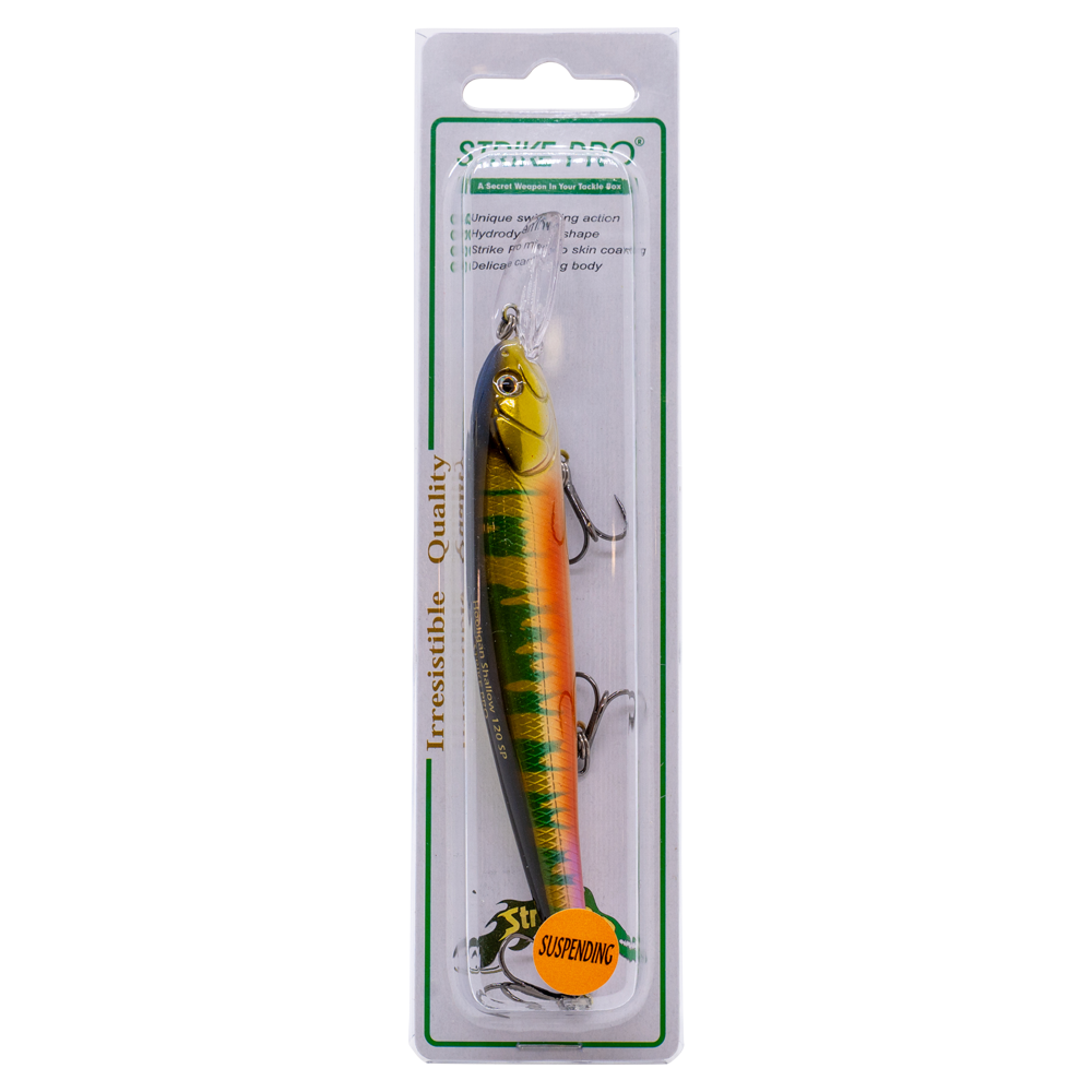Воблер Strike Pro Hooligan Shallow 120SP, 120 мм, 20,1 гр, заглубление 2,0м.-3,6м., цвет (A203-264) EG-220. Фото №3 Воблер Strike Pro Hooligan Shallow 120SP, 120 мм, 20,1 гр, заглубление 2,0м.-3,6м., цвет (A203-264) EG-220. Фото №3