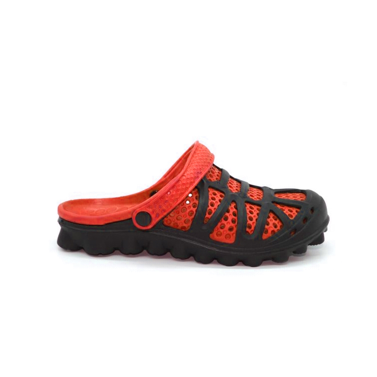 Шлепанцы Комби степ-открытый черно-красный 41/42. Фото №2