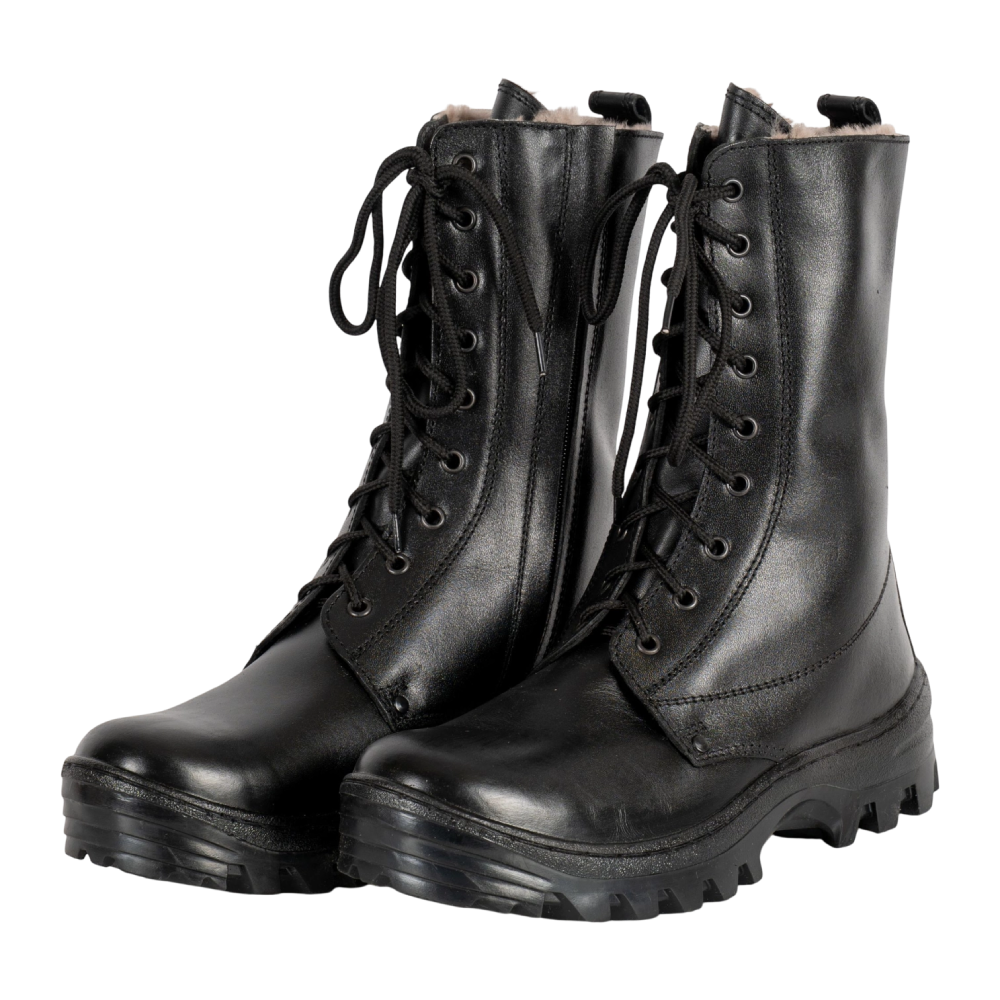 Ичиги ПОСКРЯКОВ (нат.кожа, со шнурками) черные р. 46. Фото №4