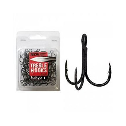 Крючки Saikyo тройник №1 BLN, (50шт). Фото №1 Крючки Saikyo тройник №1 BLN, (50шт). Фото №1