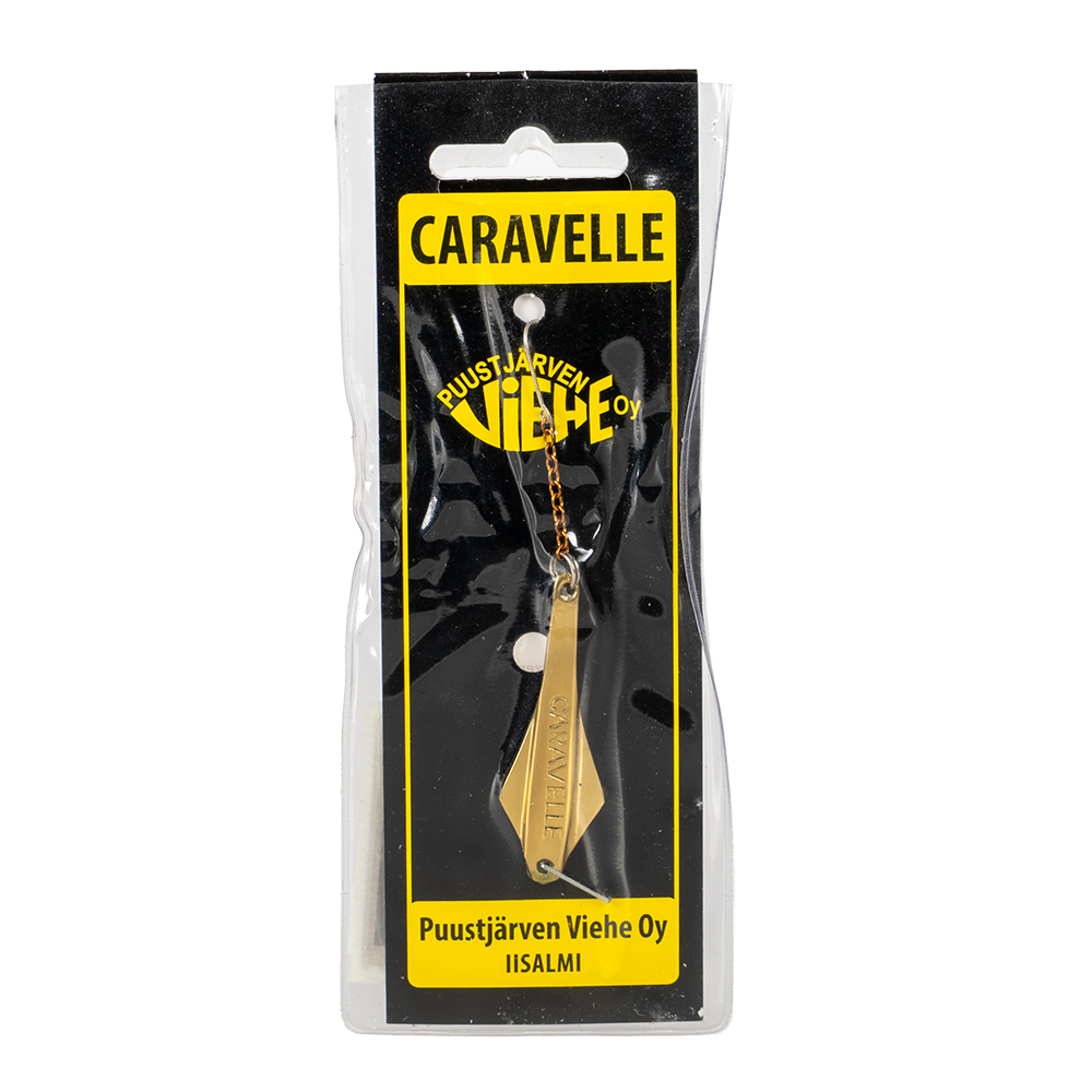 Блесна Puustjarven Caravelle 50мм, 5гр, цвет (Hop/Mes) цепочка-крючок. Фото №1