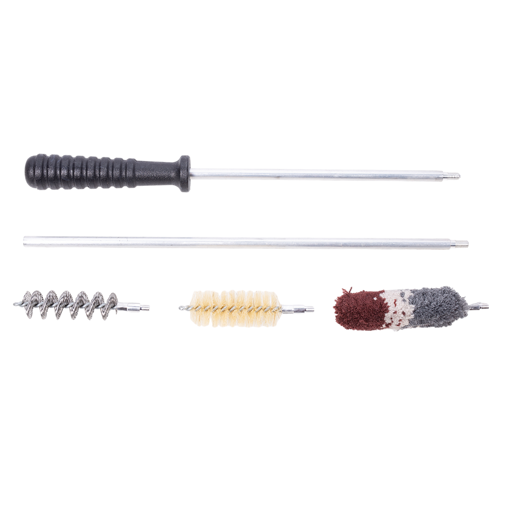 Набор для чистки оружия MegaLine в чехле, алюминиевый шомпол, 3 ерша, 20 калибр . Фото №1