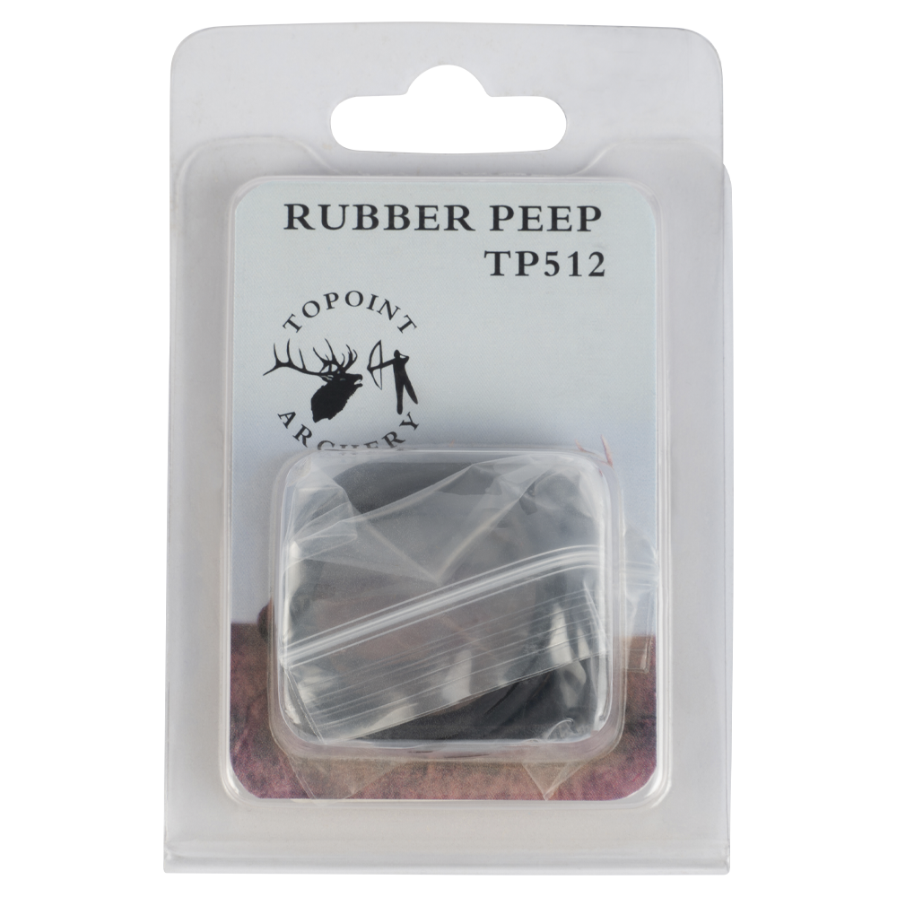 Пип-Сайт TP, диаметр 1/8, черный, пластик, на резинке. Фото №1