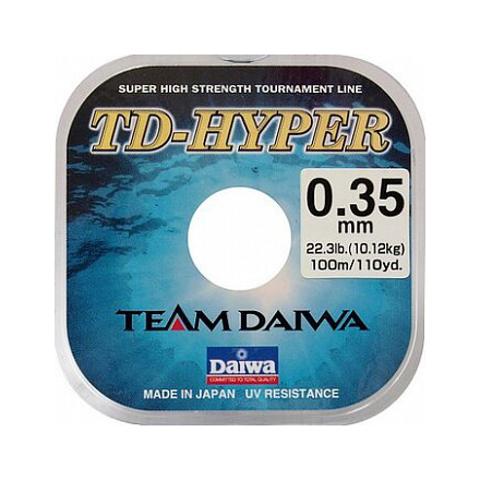 Леска плетеная Daiwa "TD Hyper Tournament" 0.35мм 100м (14629561) (10шт). Фото №1