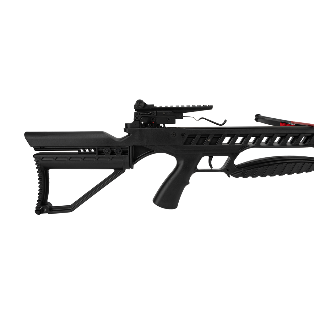 Арбалет рекурсивный Man Kung - MK XB21 (черный, 2 стрелы, воск, стрингер). Фото №2