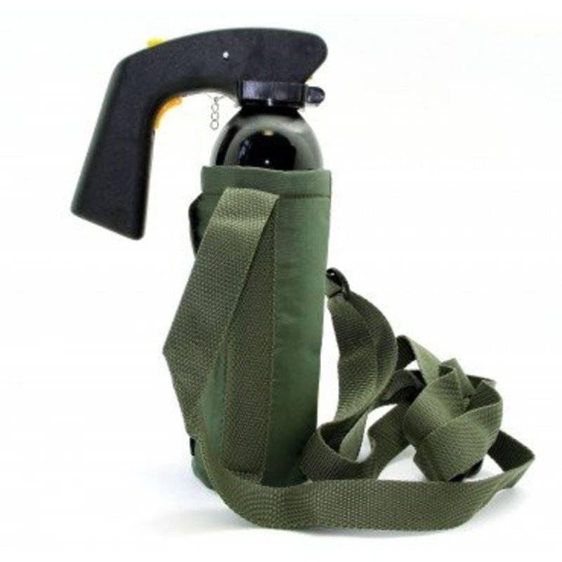 Система ношения (чехол для аэрозольного балона Антизверь, с креплением на ремень) 650мл. Фото №1