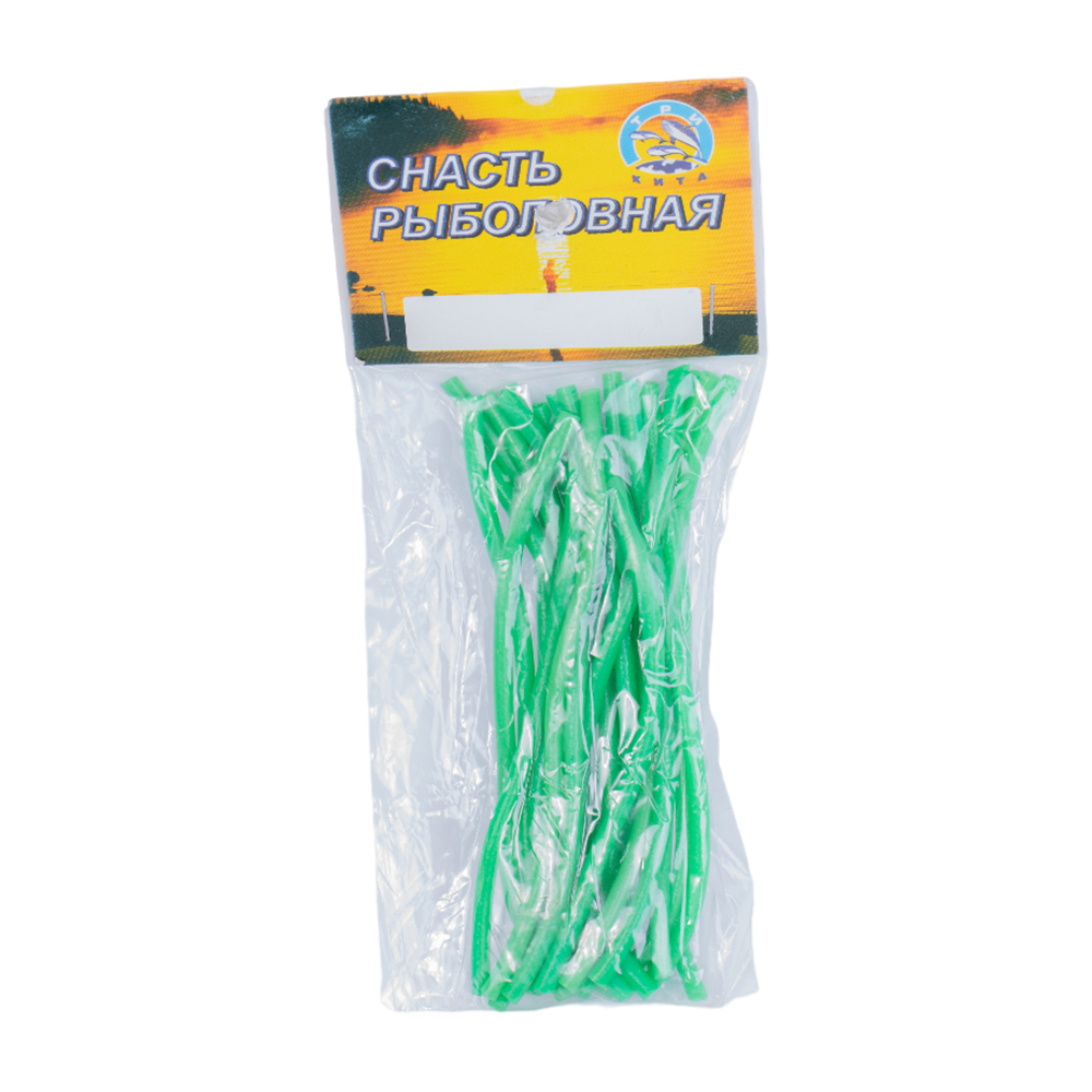 КЕМБРИК  d2,0*3,0 флуоресцентный зелёный (уп.20шт*10см) (Три кита). Фото №1