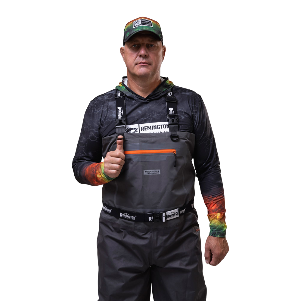 Вейдерсы Remington Fishing with boots Royal Fish II Grey/Black р. 2XL-46/47. Фото №9 Вейдерсы Remington Fishing with boots Royal Fish II Grey/Black р. 2XL-46/47. Фото №9