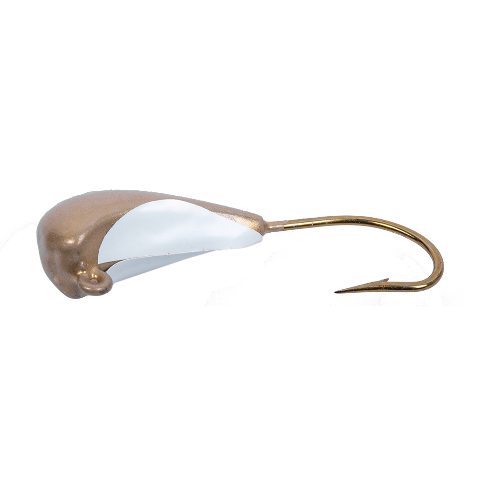 Мормышка свинцовая ЖОР Фунтик джиг, 27мм, 10гр, цвет (Ц №1) золото. Фото №1 Мормышка свинцовая ЖОР Фунтик джиг, 27мм, 10гр, цвет (Ц №1) золото. Фото №1