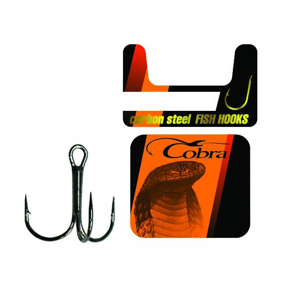 Крючки-тройники Cobra серия 2082 размер 001/0 50шт . Фото №1 Крючки-тройники Cobra серия 2082 размер 001/0 50шт . Фото №1