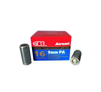 Патрон ООП 9-мм РА гильза оцинк. (БПЗ) (16 шт.) . Фото №1