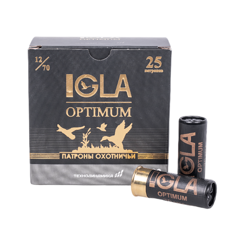 Патрон "Игла-Оптимум" 12/70 № 5 32 гр. (в пачке 25шт, короб.,250). Фото №2