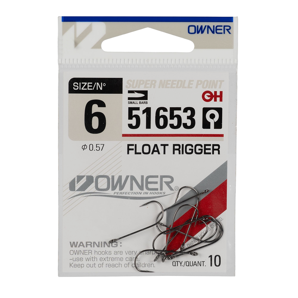 Крючок Owner №51653 №6 (10шт). Фото №1
