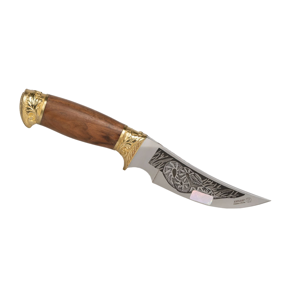 Нож Кизляр "Гюрза-2" (металл/дерево-орех) . Фото №1