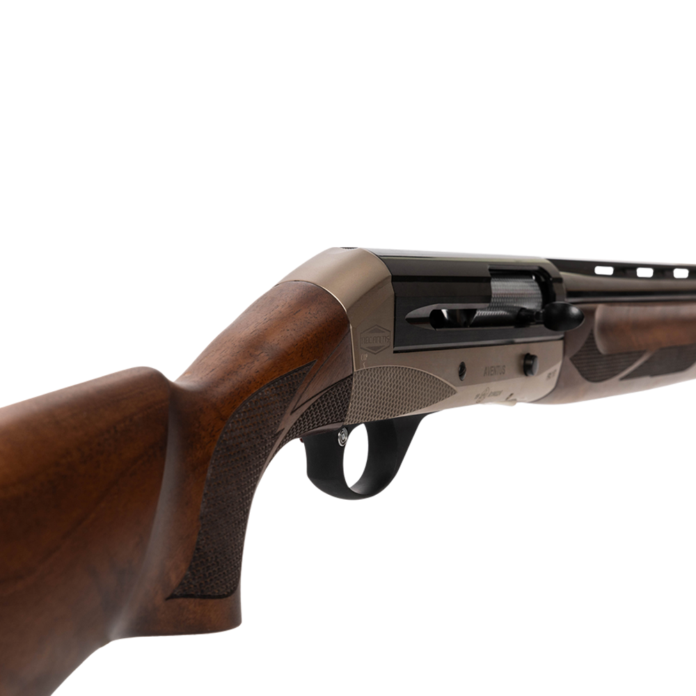 Ружье AVENTUS FX17, 12/76,  Walnut., Gold reciever, вентилируемая планка, L=760. Фото №5