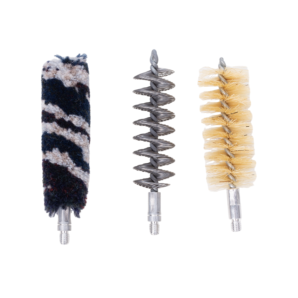 Набор для чистки оружия MegaLine в деревянном кейсе, алюминиевый шомпол, 3 ерша, 16 калибр . Фото №4