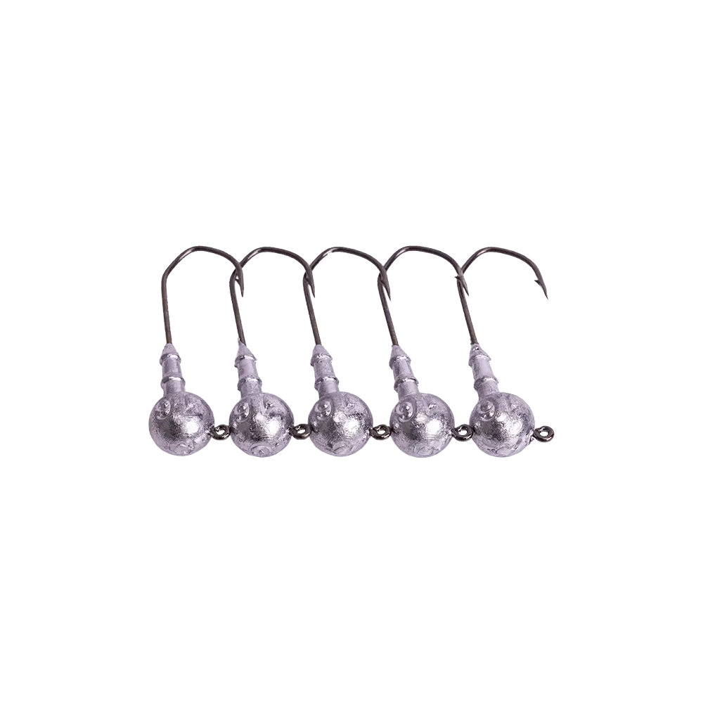 Джиг головка на крючке 50мм "Коготь" №2/0 16гр (5шт. упак.) (ИП Набов). Фото №2