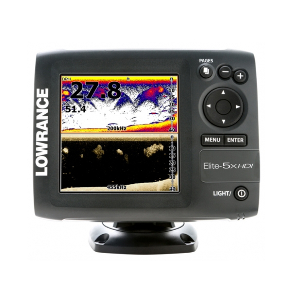 Эхолот Lowrance ELITE-5 HDI W/XDCR 83/200 455/800. Фото №2