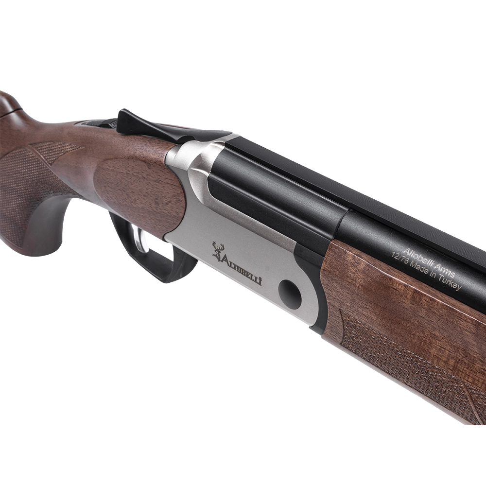 Ружье Altobelli ALB-101 TRP Silver, калибр 12/76, L=710 (орех, эжектор, сталь, широкая планка, регулируемая щека, кейс). Фото №5 Ружье Altobelli ALB-101 TRP Silver, калибр 12/76, L=710 (орех, эжектор, сталь, широкая планка, регулируемая щека, кейс). Фото №5