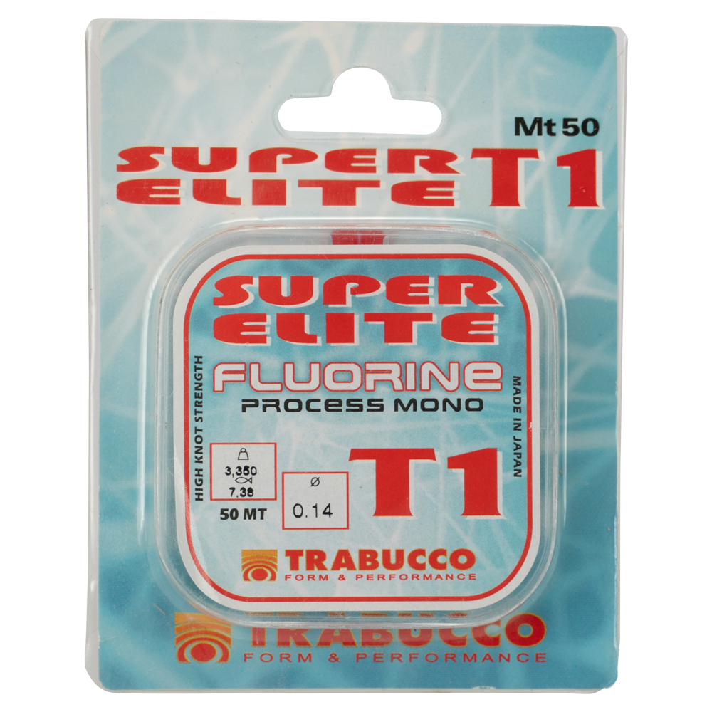 Леска SUPER ELITE FLUORINE 50m 0.14. Фото №1