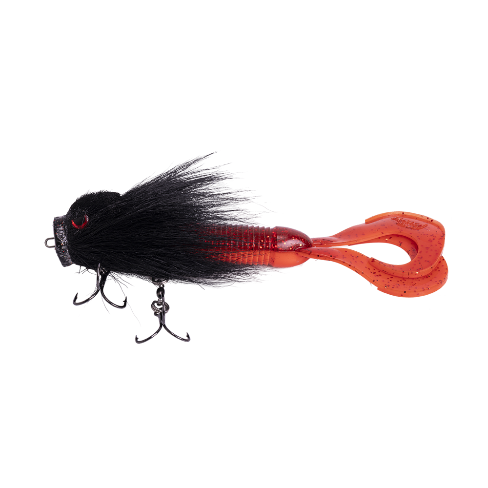 Бактейл CWC Miuras Mouse Big 230мм, 95гр, цвет Batman, (11-MMB-005). Фото №1