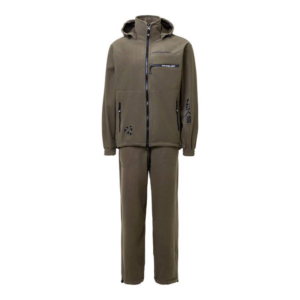 Костюм Huntsman Никс-Люкс ткань Alova Windblock цвет Хаки р. 48-50/170-176. Фото №1