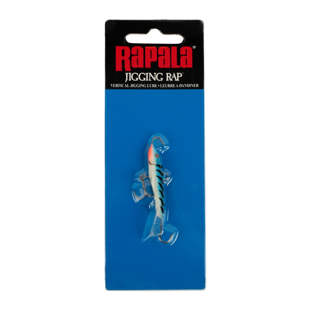 Балансир Rapala Jigging Rap 50мм, 9гр, цвет (GBT) с тройником. Фото №1