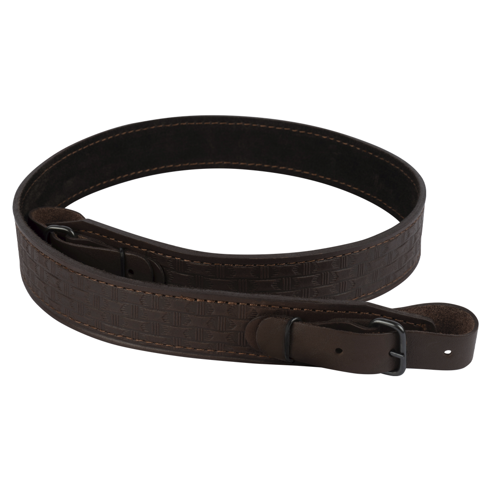 Ремень погонный Хольстер люкс / кожа / коричневый. Фото №3