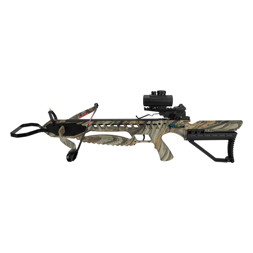 Арбалет рекурсивный Man Kung - MK XB21 (каму-ж., 4 стр., воск, стр-р, натяж-ль, приц., рем., кивер). Фото №4