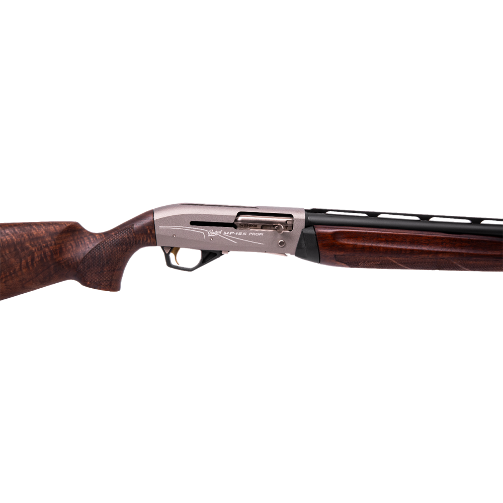 Ружье МР-155 12/76 орех 750 мм, правый хват, 5 дульных сужений, 4 патрона, улучшенный дизайн "Профи" с отсекателем (ШРМ). Фото №3 Ружье МР-155 12/76 орех 750 мм, правый хват, 5 дульных сужений, 4 патрона, улучшенный дизайн "Профи" с отсекателем (ШРМ). Фото №3