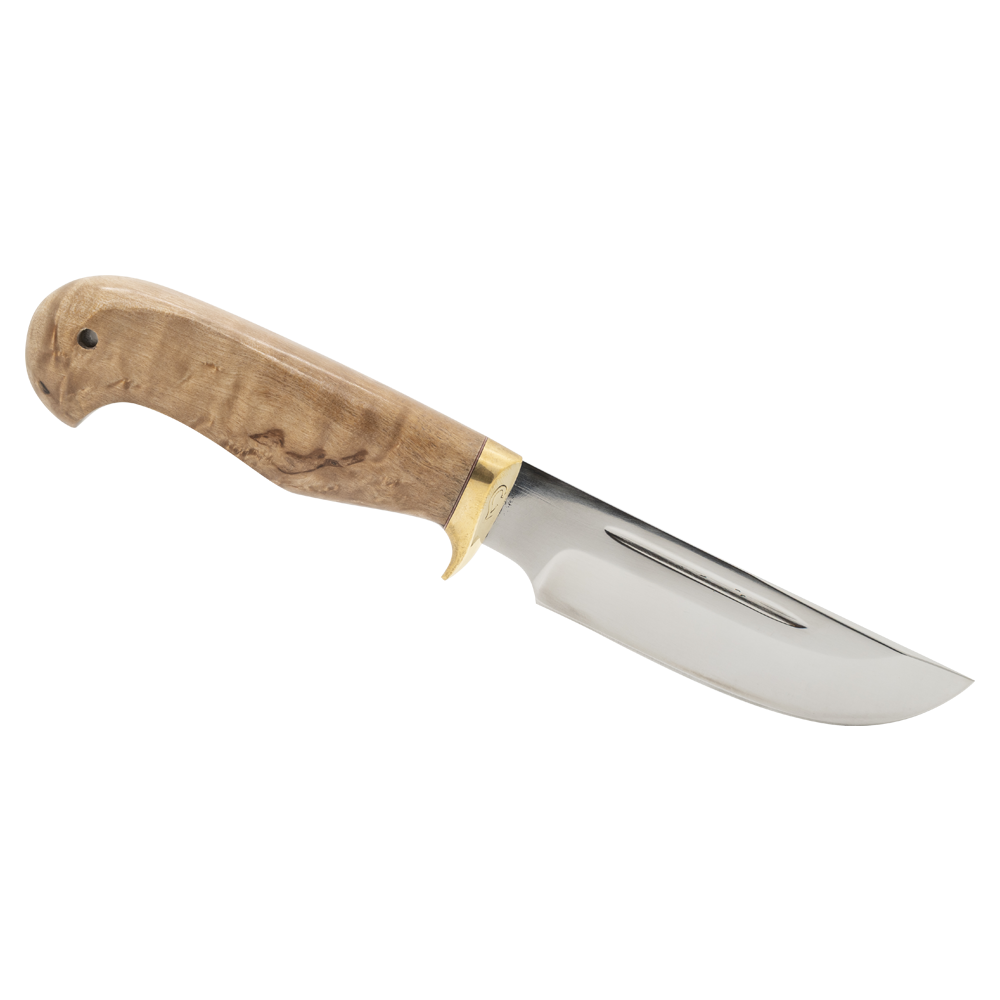 Нож "Секач малый", клинок 95х18, рукоять стаб. кар. береза. Фото №2