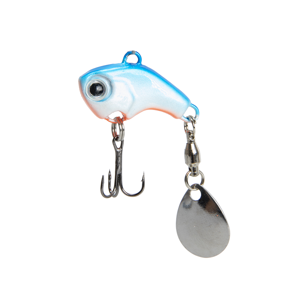 Тейл-спиннер Fish Hawk VIBEZ 10гр, цвет 07 голубой. Фото №1