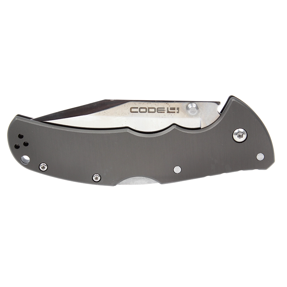 Нож Cold Steel Code-4 Clip Point (насечки). Фото №4