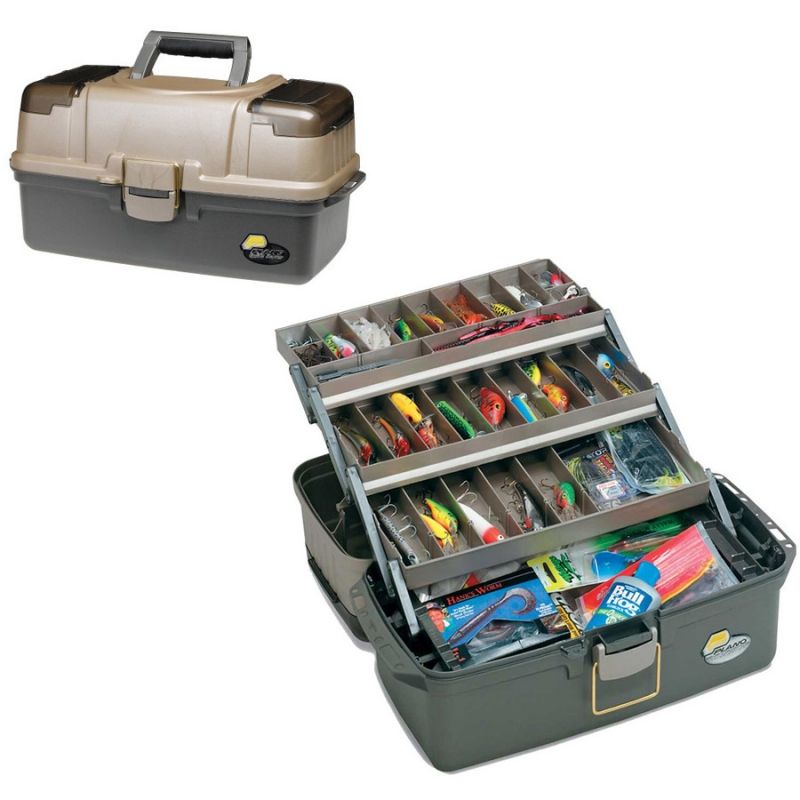 Ящик Plano 6134-03 с 3х уровневой системой хранения приманок. Фото №1